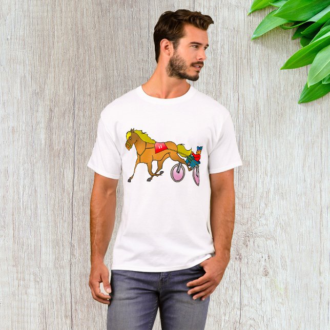 Harness Racing Horse and Driver T-Shirt (Creator Uploaded)