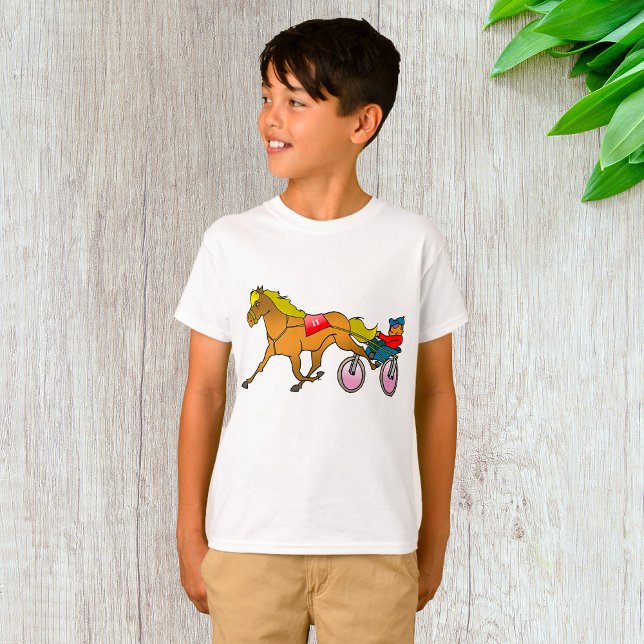 Harness Racing Horse and Driver T-Shirt (Creator Uploaded)
