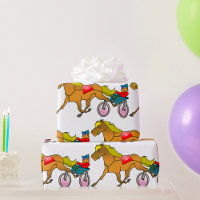 Harness Racing Horse and Driver