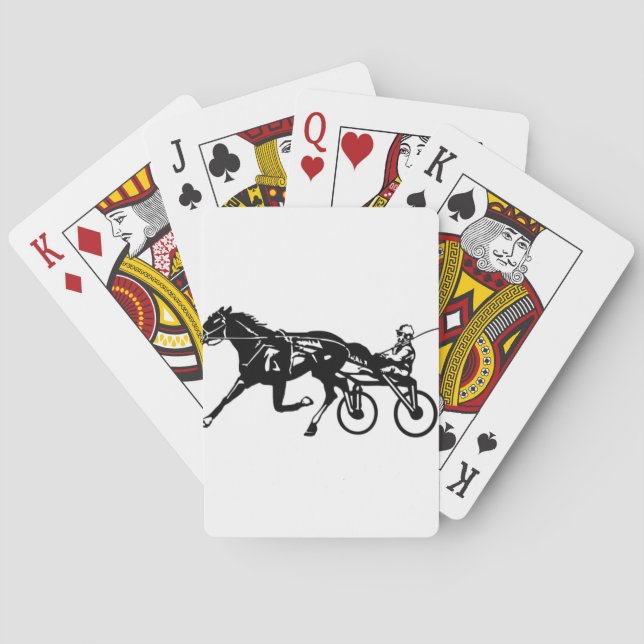 Harness Racing Horse Playing Cards (Back)