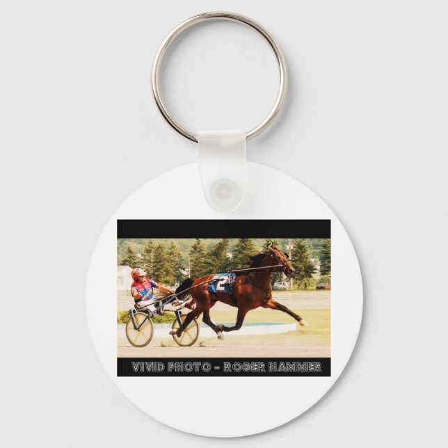Harness Racing Key Ring (Front)