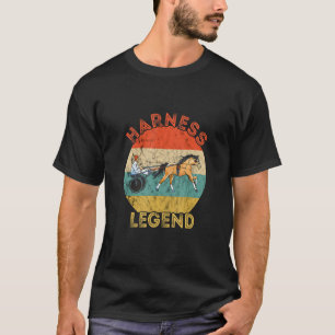 Harness Racing Legend Vintage Retro Race Owner Hor T-Shirt