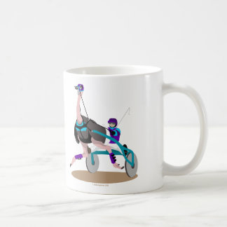 Harness Racing Ostrich Coffee Mug