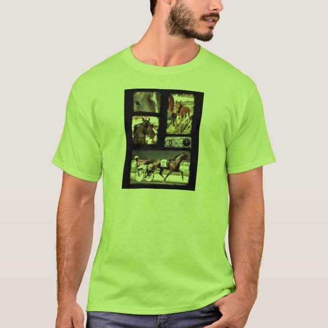 Harness Racing Sport T-Shirt (Front)