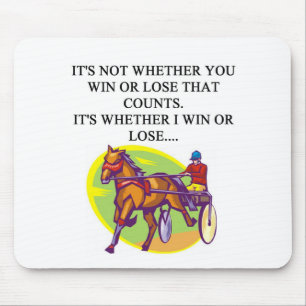 HARNESS raing joke design Mouse Mat