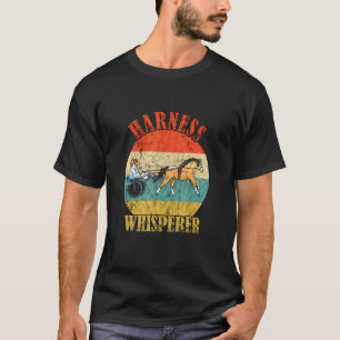 Harness Whisperer Harness Racing Retro Trotting Ho T-Shirt