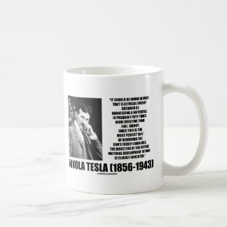 Harnessing A Waterfall Sun's Energy Tesla Quote Coffee Mug