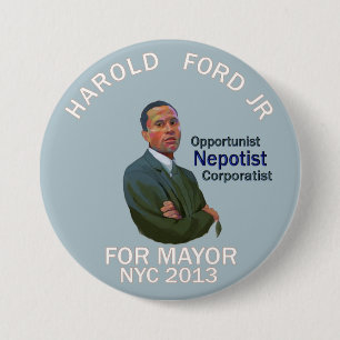 Harold Ford, Jr. for NYC mayor 2013 7.5 Cm Round Badge