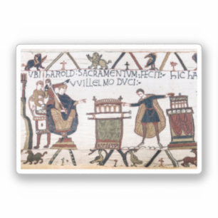 Harold swearing oath on holy relics