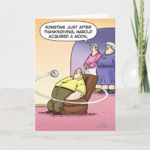 Harold'S Moon Happy Holiday Funny Card