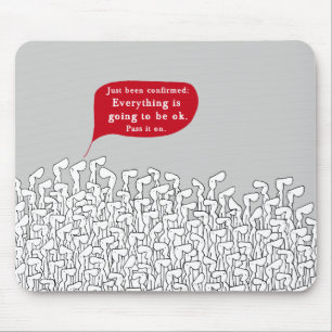 "Harold's Planet" "Everything's going to be ok" Mouse Mat