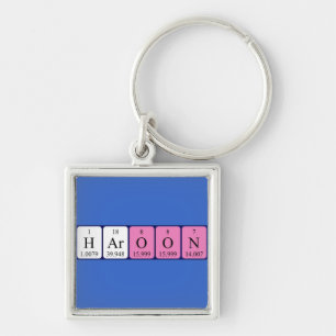 Haroon periodic table name keyring
