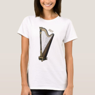 Harp cartoon illustration  T-Shirt