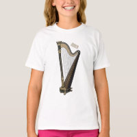 Harp cartoon illustration