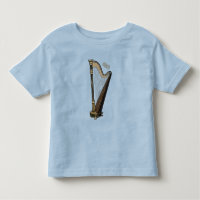 Harp cartoon illustration 