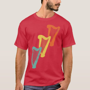 Harp Harpist Music Harp Player T-Shirt