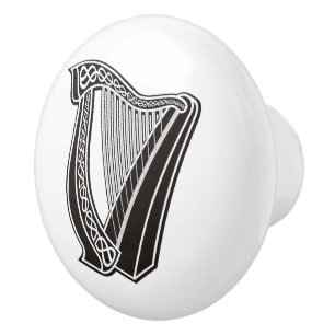 Harp Icon Ceramic Knob