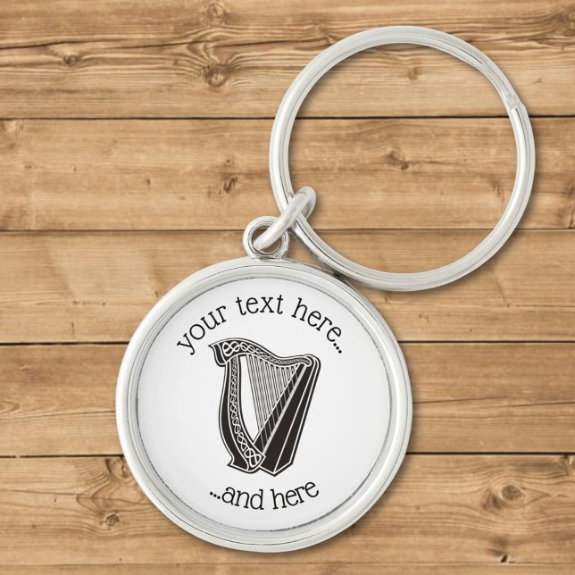 Harp Icon Key Ring (Creator Uploaded)