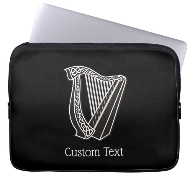 Harp Icon Laptop Sleeve (Front)