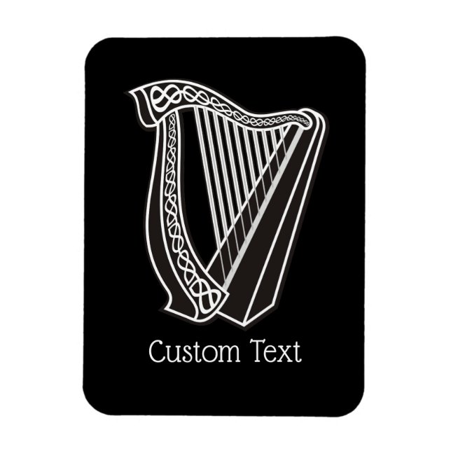 Harp Icon Magnet (Vertical)