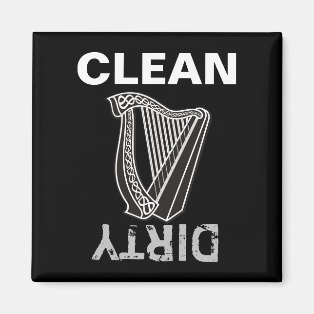 Harp Icon Magnet (Front)