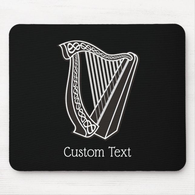 Harp Icon Mouse Mat (Front)