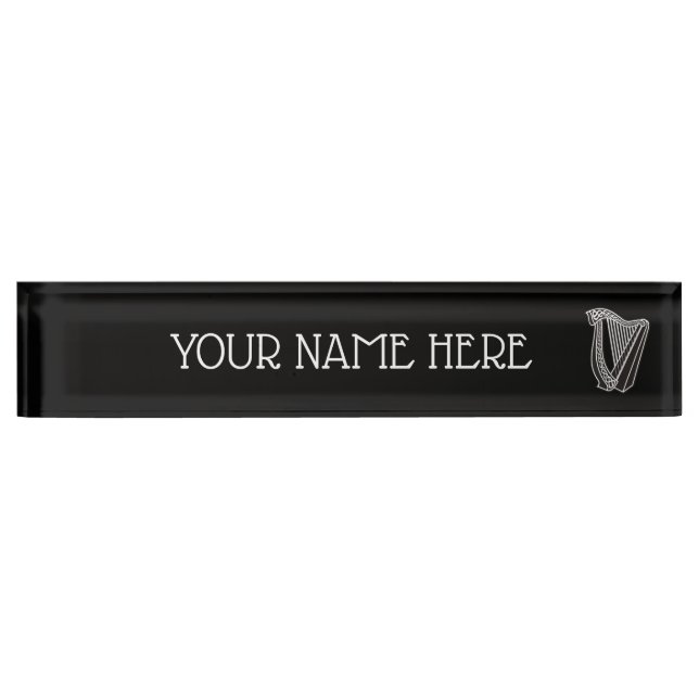 Harp Icon Nameplate (Front)