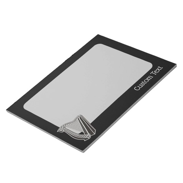 Harp Icon Notepad (Angled)