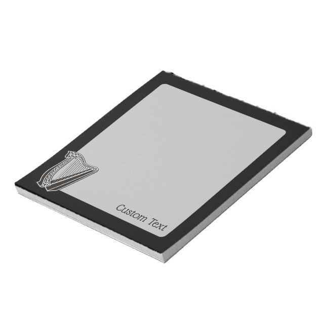 Harp Icon Notepad (Rotated)