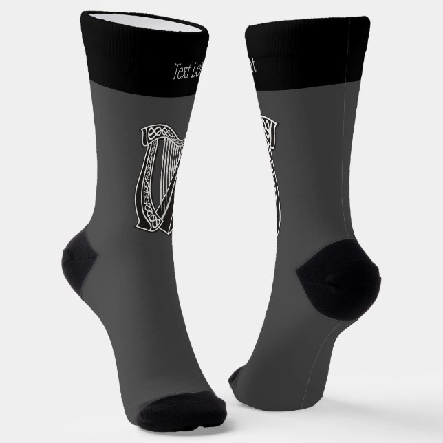 Harp Icon Socks (Angled)