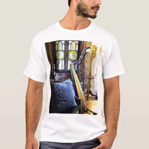 Harp In Music Room T-Shirt
