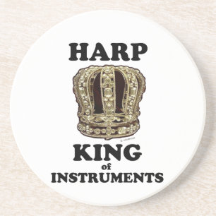 Harp King of Instruments Coaster