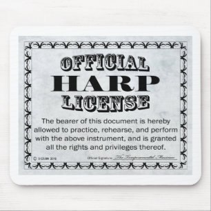 Harp License Mouse Mat