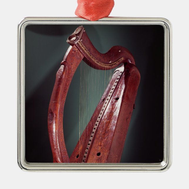 Harp Metal Tree Decoration (Front)