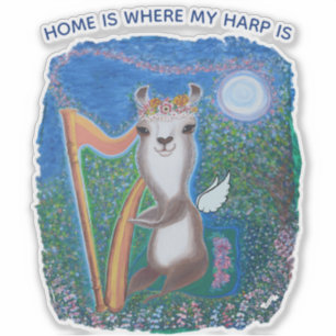 Harp Moon Angel