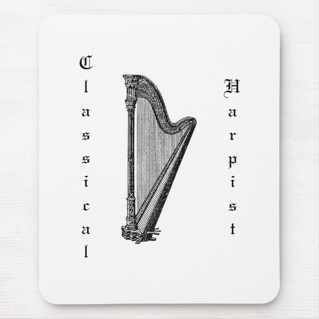 Harp Mouse Mat (Front)
