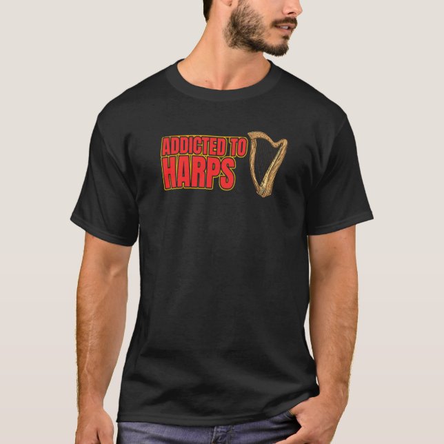 Harp Music Instrument Player Beginner Lesson  2 T-Shirt (Front)