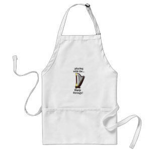 Harp Musical Instrument Harp  Standard Apron