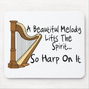 Harp On It Mouse Mat