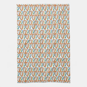 Harp Patterned Towel