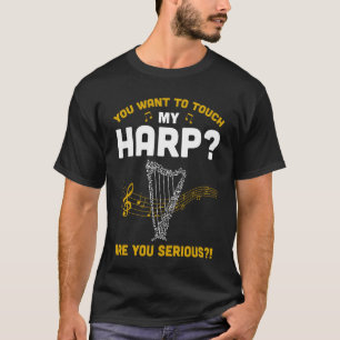 Harp Player For Harp Girl Harpist Orchestra Musici T-Shirt