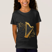 Harp Player Gift Girls Harpist Women Music Harp