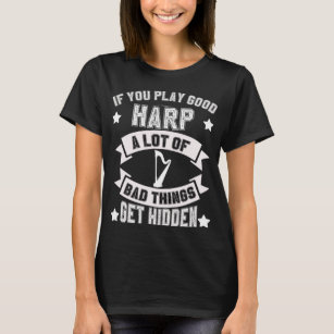 Harp Player Irel Irish Music Musician Harpist T-Shirt
