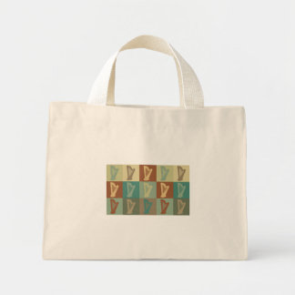 Harp Pop Art Mini Tote Bag