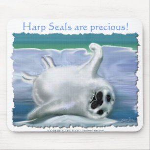 HARP SEAL BABY MOUSE MAT