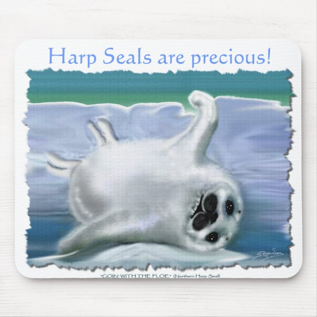 HARP SEAL BABY MOUSE MAT (Front)