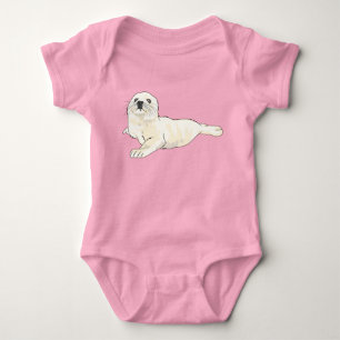 Harp Seal Pup Baby Bodysuit