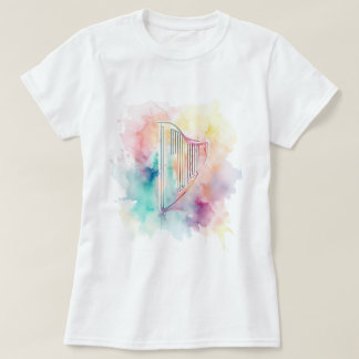Harp Watercolour T-Shirt