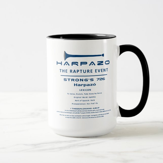 Harpazo Rapture Event Mug (Right)