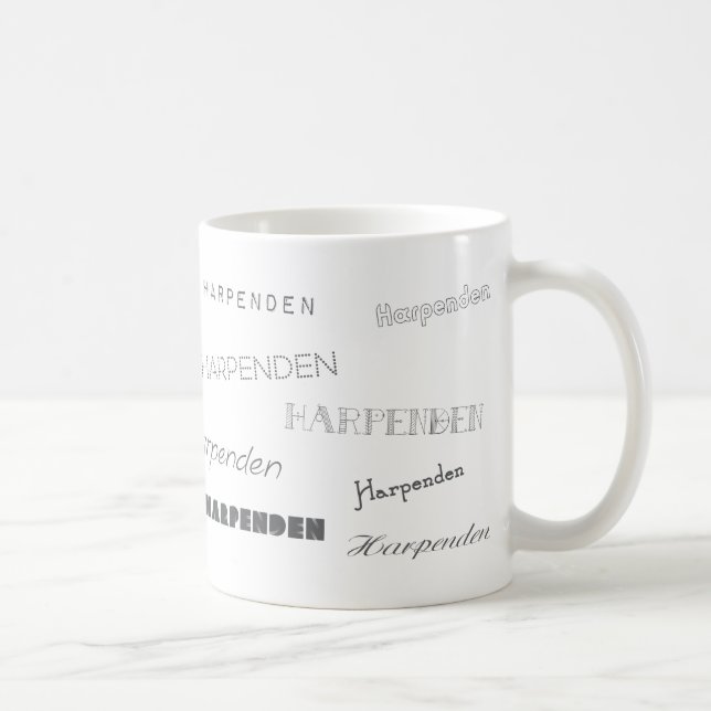 Harpenden Fonts Coffee Mug (Right)